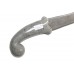 Dagger Knife Damascus Steel Blade Grey Jade Handle Silver Bidari Work P - 33